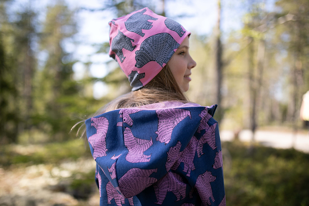 Muts Beanie Ursa Forest Choco – Paapii Design