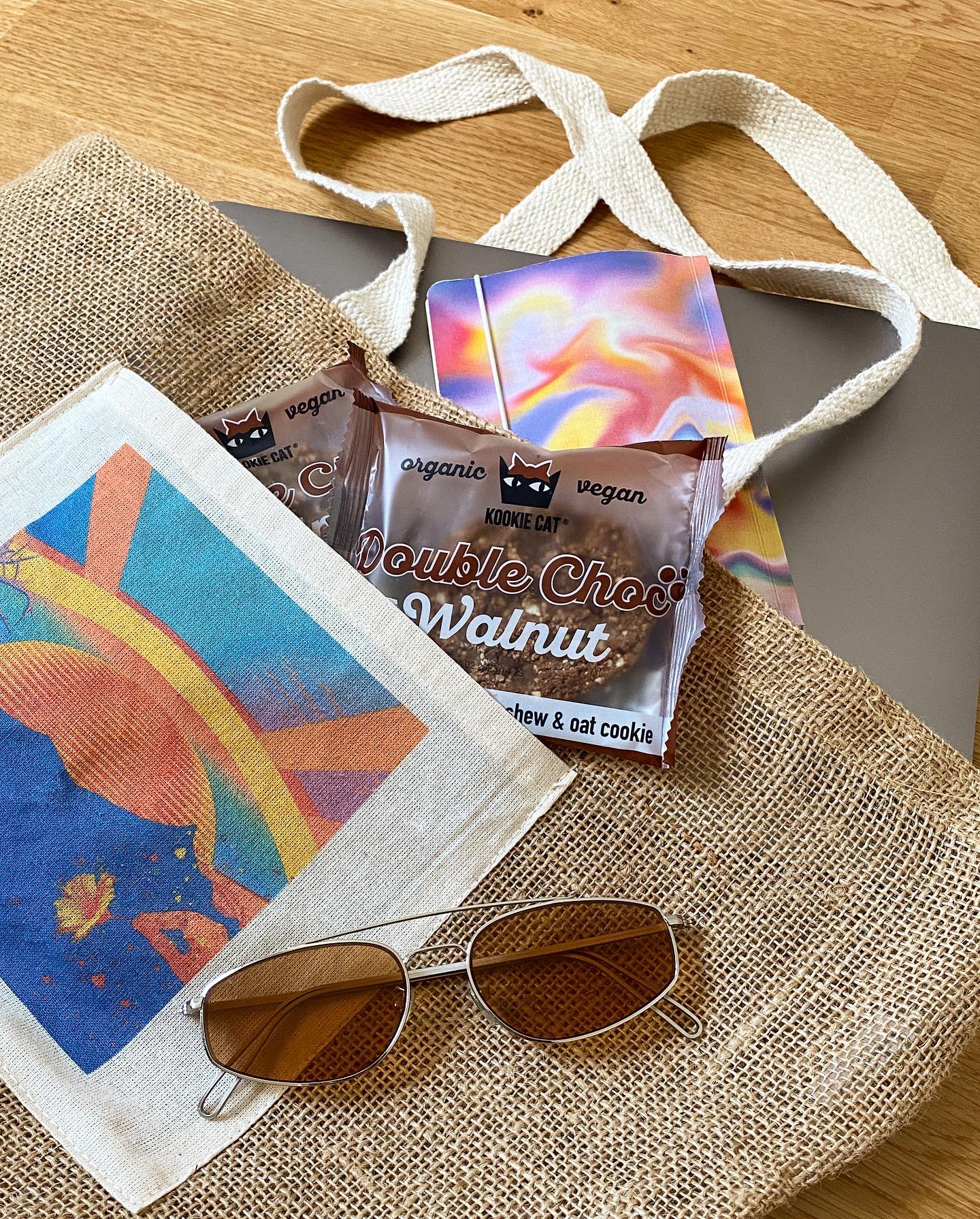 Bio Cashew & Oat Cookie Double Choc and Walnut (glutenvrij & vegan) – Kookie Cat