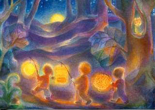 Kaart Lantaren, lantaren - Marie Laure Viriot