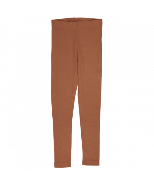 Adult Leggings Rib Solid CLAYSTONE - Meyadey (Maxomorra)