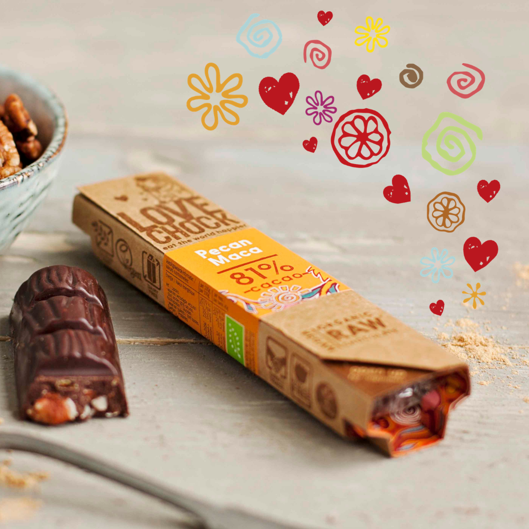 Bio Chocolade Salted pecan (glutenvrij & vegan) - Lovechock
