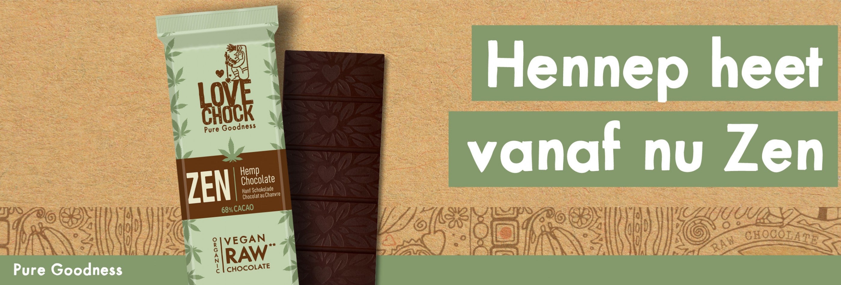 Bio Chocolade Hemp Mini Tablet (glutenvrij & vegan) - Lovechock