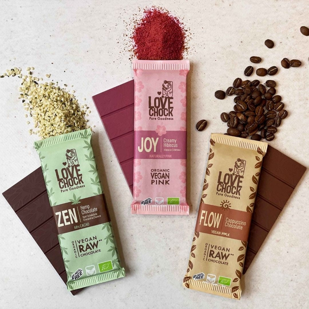 Bio Chocolade Hemp Mini Tablet (glutenvrij & vegan) - Lovechock