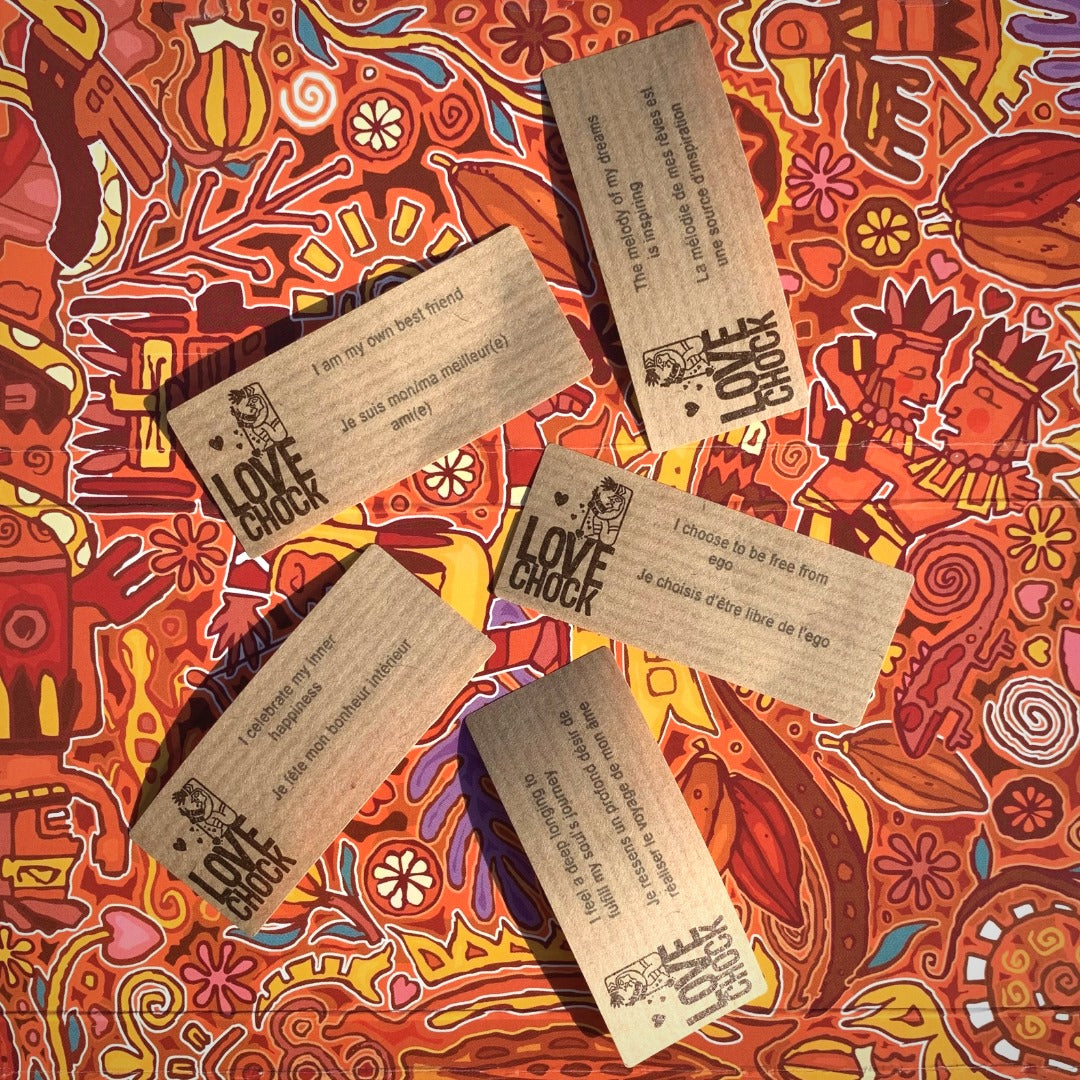 Bio Chocolade Hibiscus Cacao Nibs (glutenvrij & vegan) - Lovechock