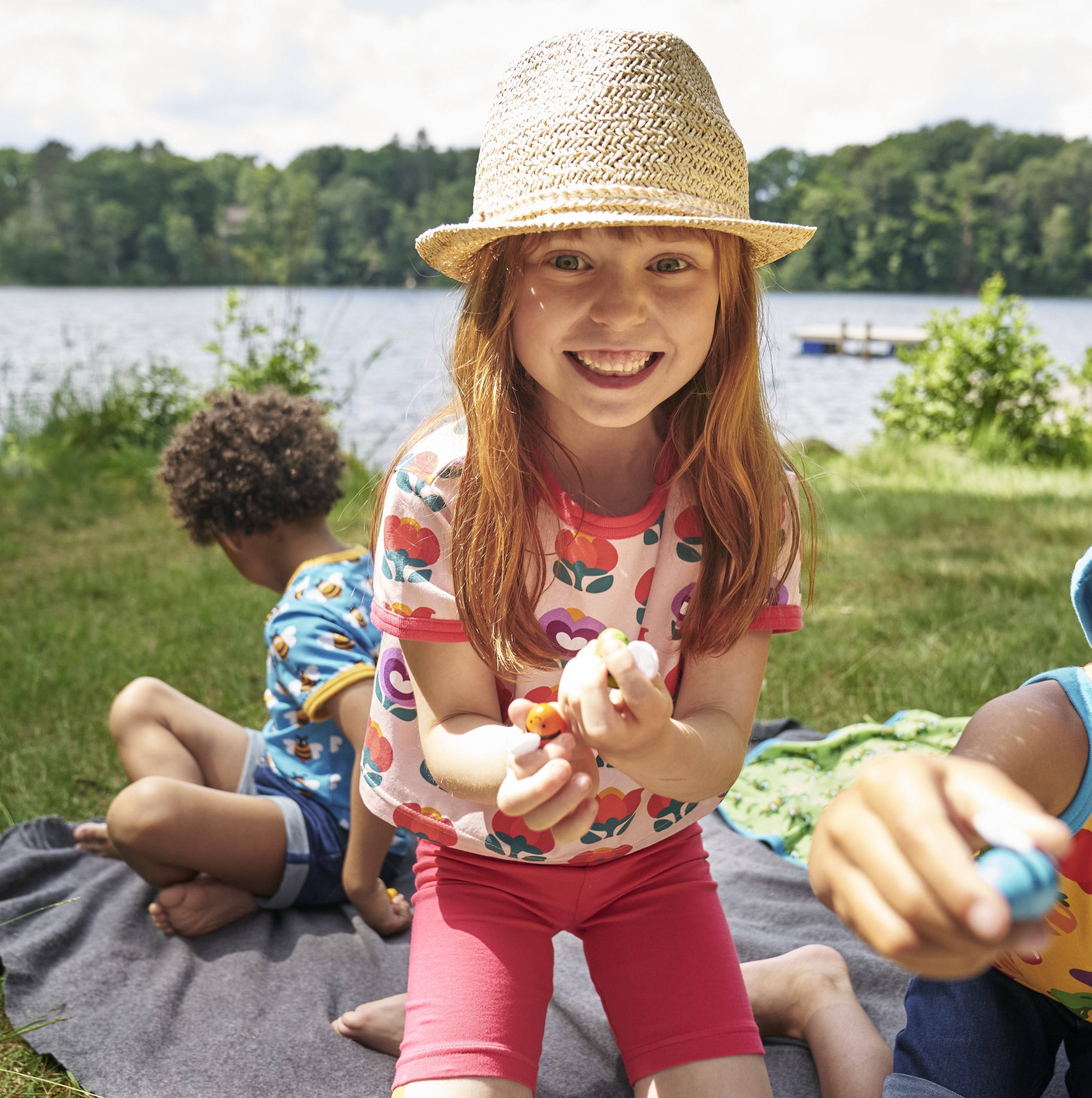 Shorts Cycling Solid Blue Sky (korte Leggings / broek) - Maxomorra