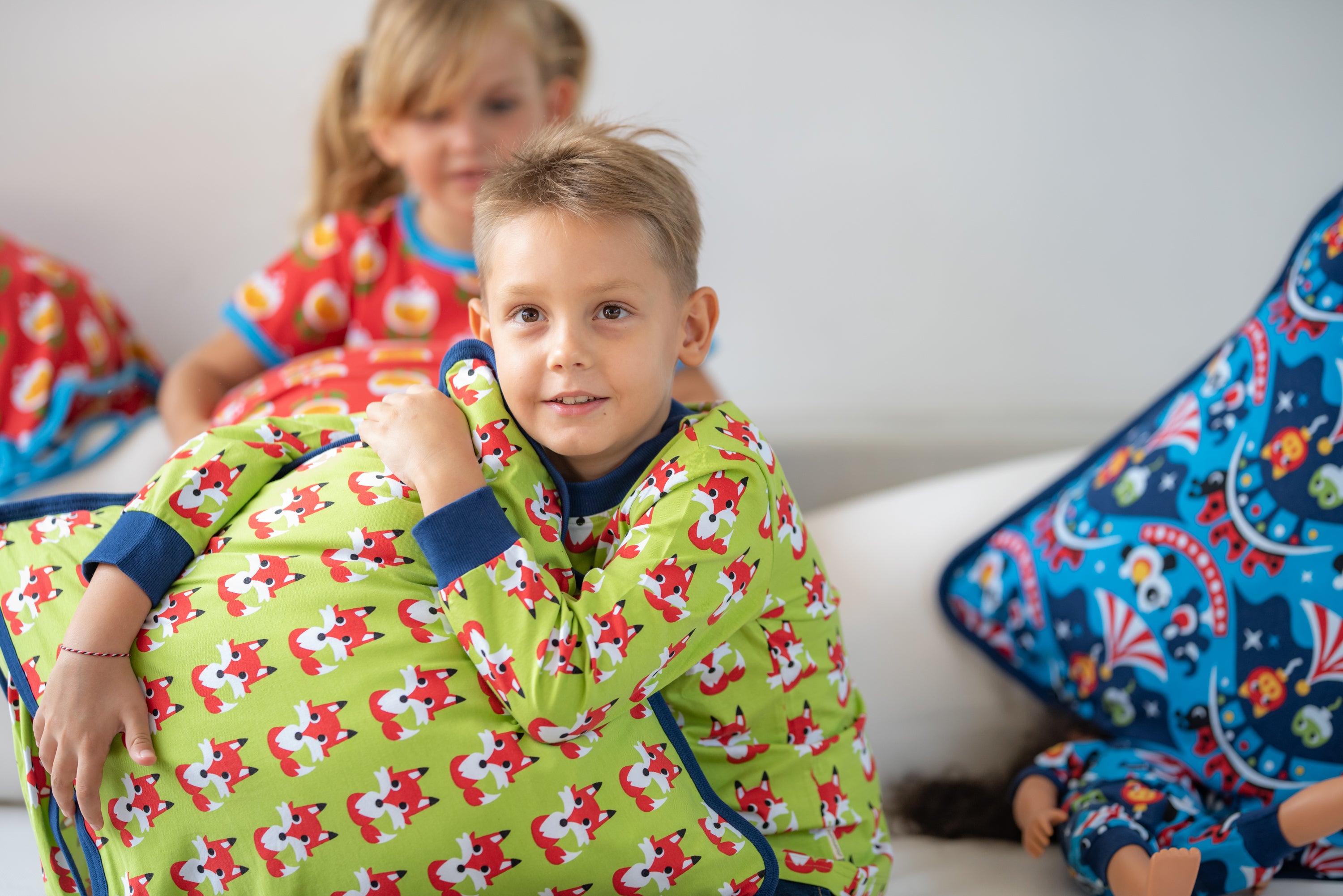 Longsleeve Top Crew LS Fox - Maxomorra