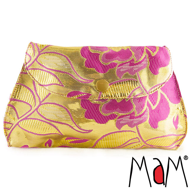 MaM Ecofit Menstrual Pad Purse Big Roses Fuchia – MaMidea (ManyMonths)
