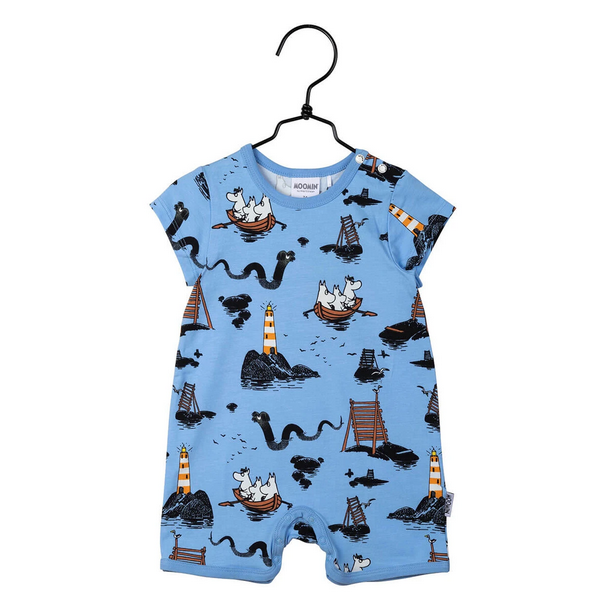 Sea Playsuit pale blue – Moomin