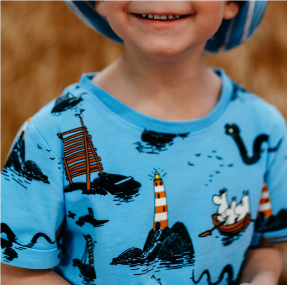 T-shirt Sea pale blue – Moomin