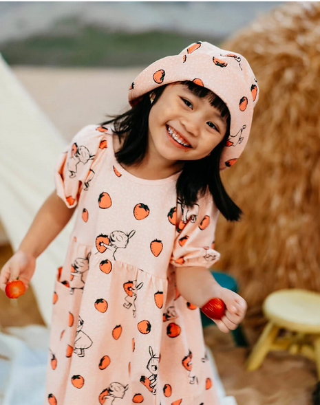 Jurk Strawberry Dress pink – Moomin