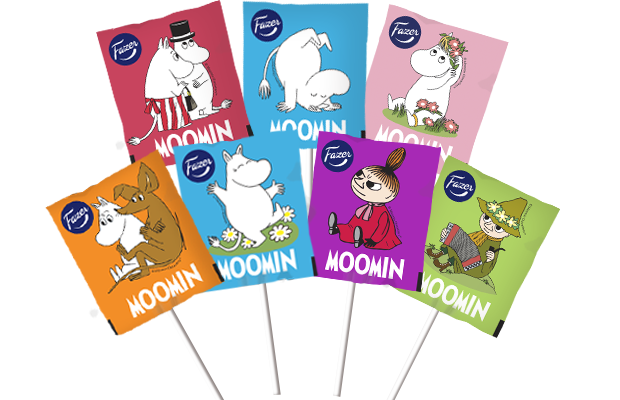 Moomin Lollipop Mix 15-PACK (vegan) – Fazer