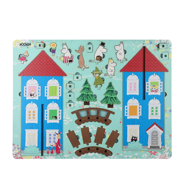 Moominhouse Puzzle Playset mdf – Moomin
