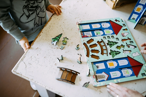 Moominhouse Puzzle Playset mdf – Moomin