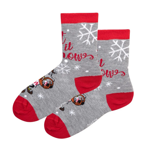 Sokken Kids & Adult Snow Socks Grey – Moomin