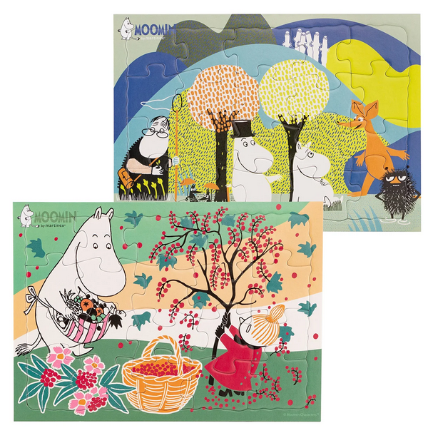 Tray Puzzle Set A5 2 x 20 Pieces - Set 1 – Moomin