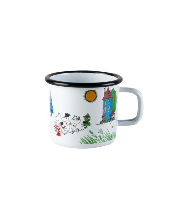 Moomin enamel mug Moomin Valley 3,7dl – Muurla