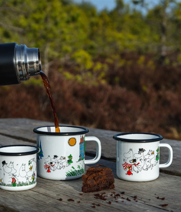 Moomin enamel mug Moomin Valley 3,7dl – Muurla