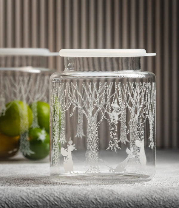 Moomin glass jar In the woods 2L – Muurla