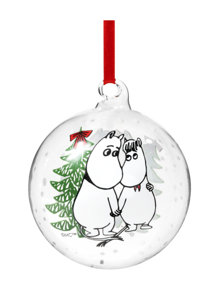 Moomin decoration ball Moomin & Snorkmaiden 9cm – Muurla