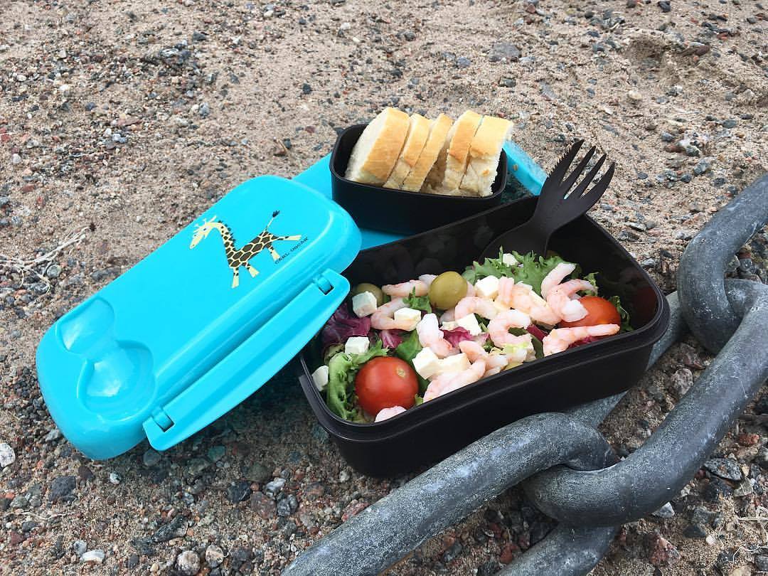 N'ice Box Kids Lunchbox met koelelement – Monkey Lime – Carl Oscar