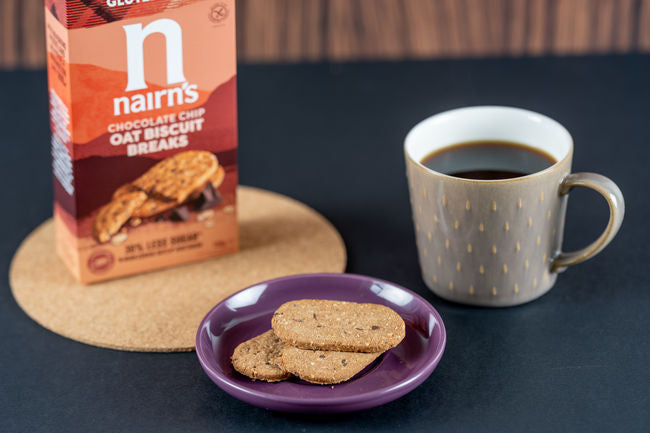 Biscuit breaks oat & chocolate chip (glutenvrij & vegan) - Nairn's