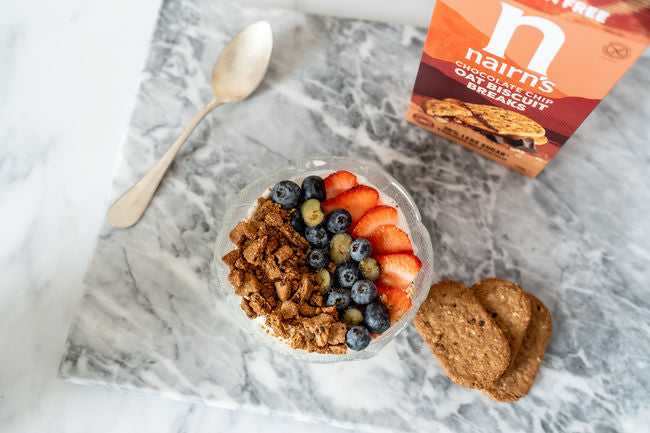 Biscuit breaks oat & chocolate chip (glutenvrij & vegan) - Nairn's
