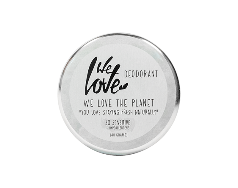 Natuurlijke deodorant blikje So Sensitive – We Love The Planet