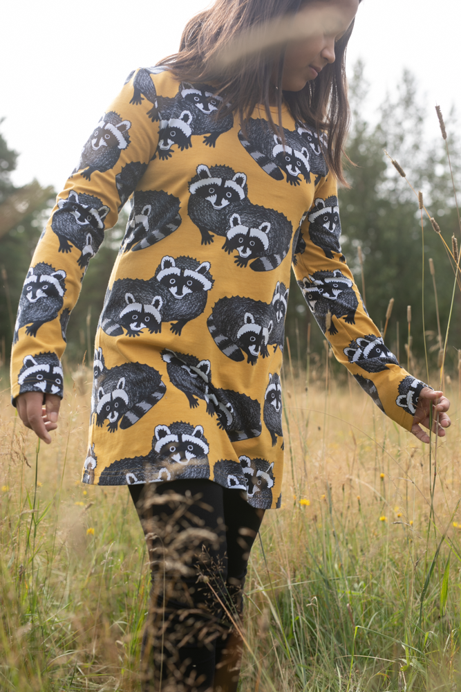 Tuniek VIENO Tunic Raccoon Ochre Grey 86 t/m 122 – Paapii Design