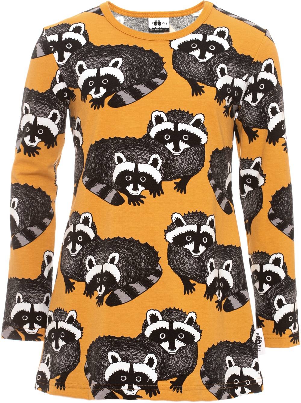 Tuniek VIENO Tunic Raccoon Ochre Grey 86 t/m 122 – Paapii Design