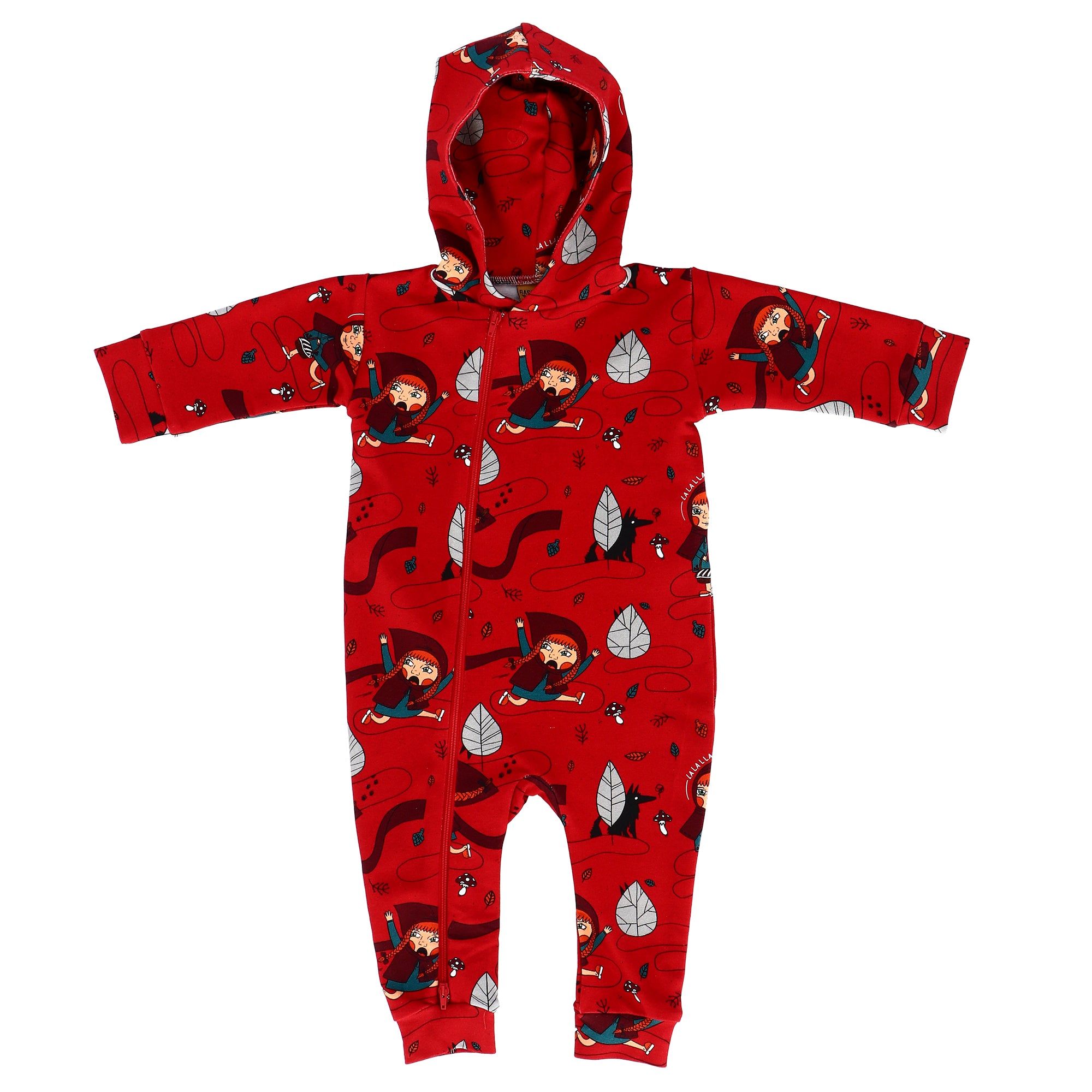 Onesie / Rompersuit Roodkapje / Little Miss Crimson – Raspberry Republic