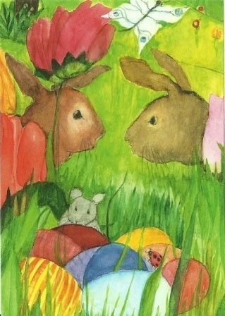 Kaart Paashaas - Eva-Maria Ott Heidmann