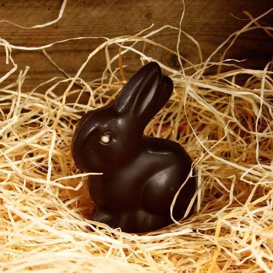 Bio & Fairtrade Paashaas puur chocolade72% - Palais D’ébène