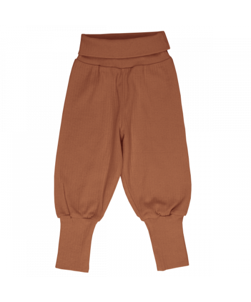 Broek / Pants Waist Rib Solid CLAYSTONE - Meyadey (Maxomorra)