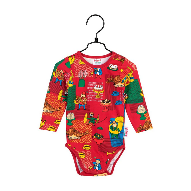 Romper Trombone Body dark red – Pippi Langkous