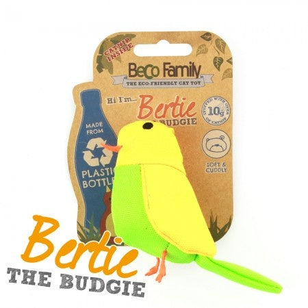 Beco Plush Toy - Bertie the Budgie - Beco Pets