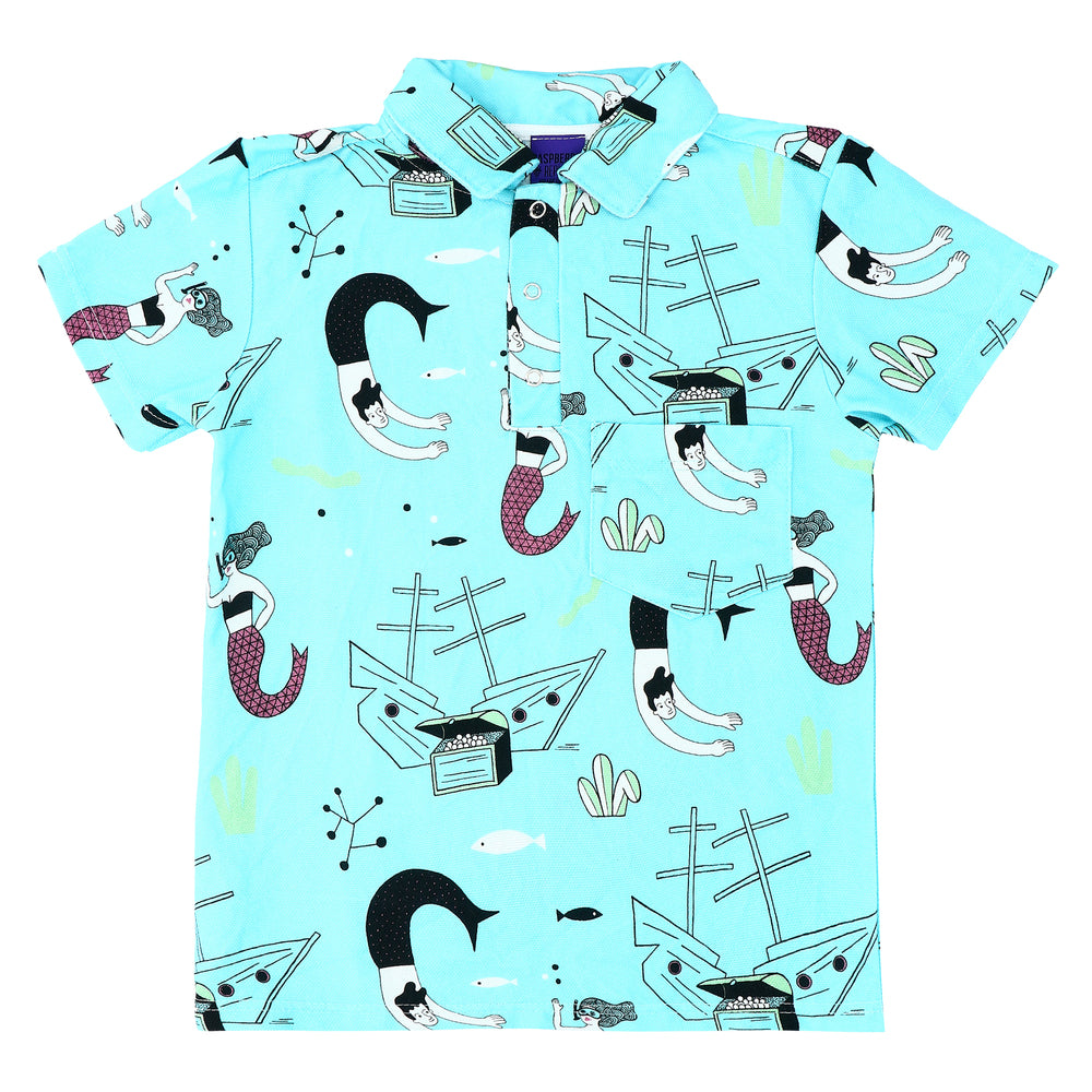 Polo T-shirt Miss Varsovie on Holiday – Raspberry Republic