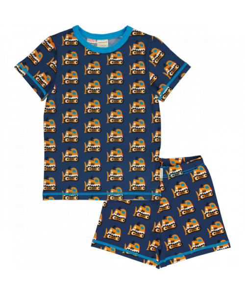 Pyjama Set SS Bulldozer - Maxomorra