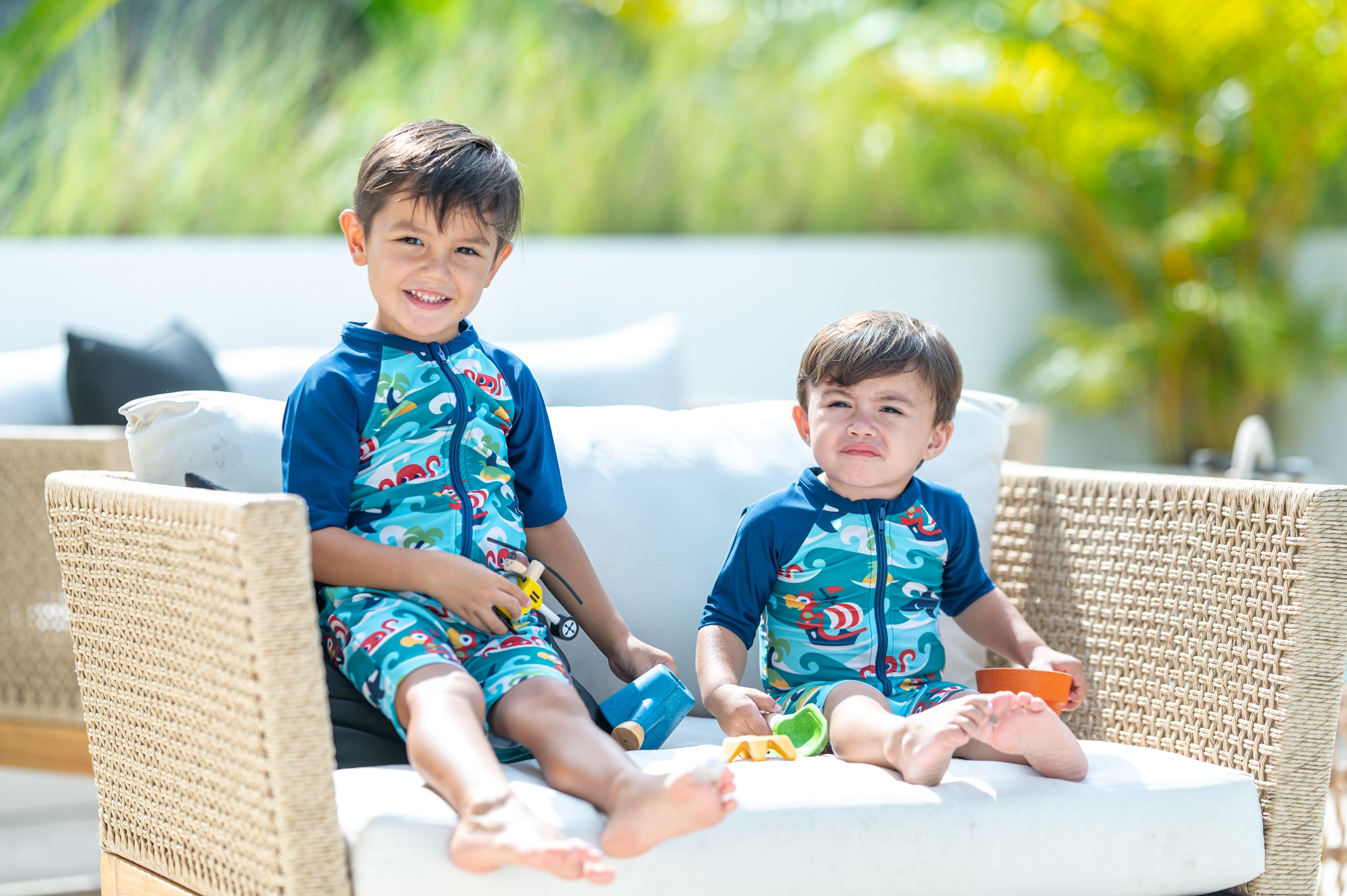 Zwemsuit Surf Suit Tropical Ocean - Maxomorra