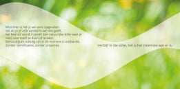 Cadeau-boekje Stilte Momentjes – Zintenz Organic Cards