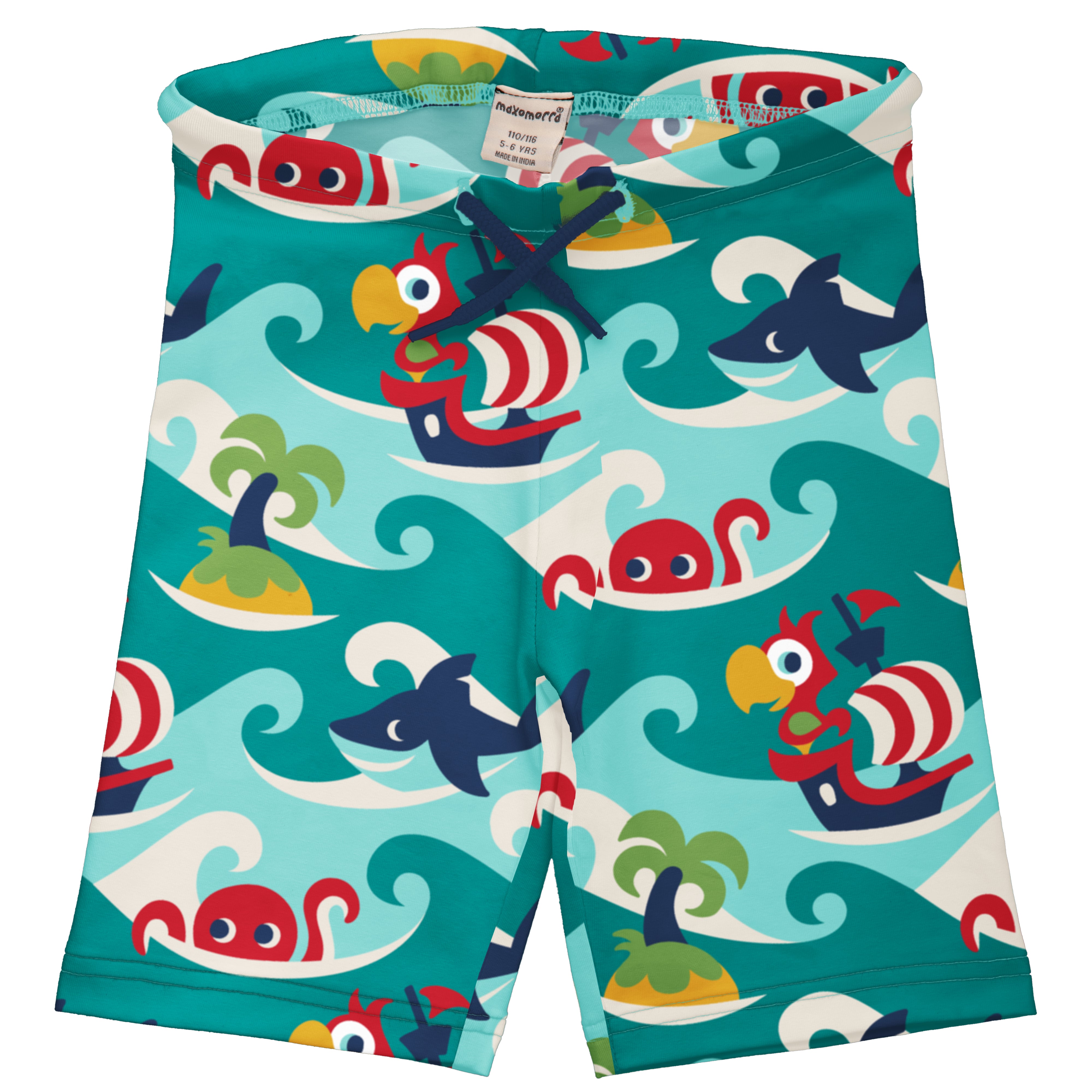 Zwembroek Swim Shorts Tropical Ocean Maxomorra
