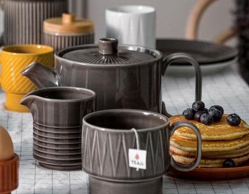 Coffee & More Tea Mug Grey - Sagaform