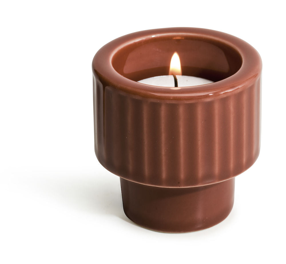 2in1 Houder Coffee & More Tealight / Egg Cup Terracotta - Sagaform