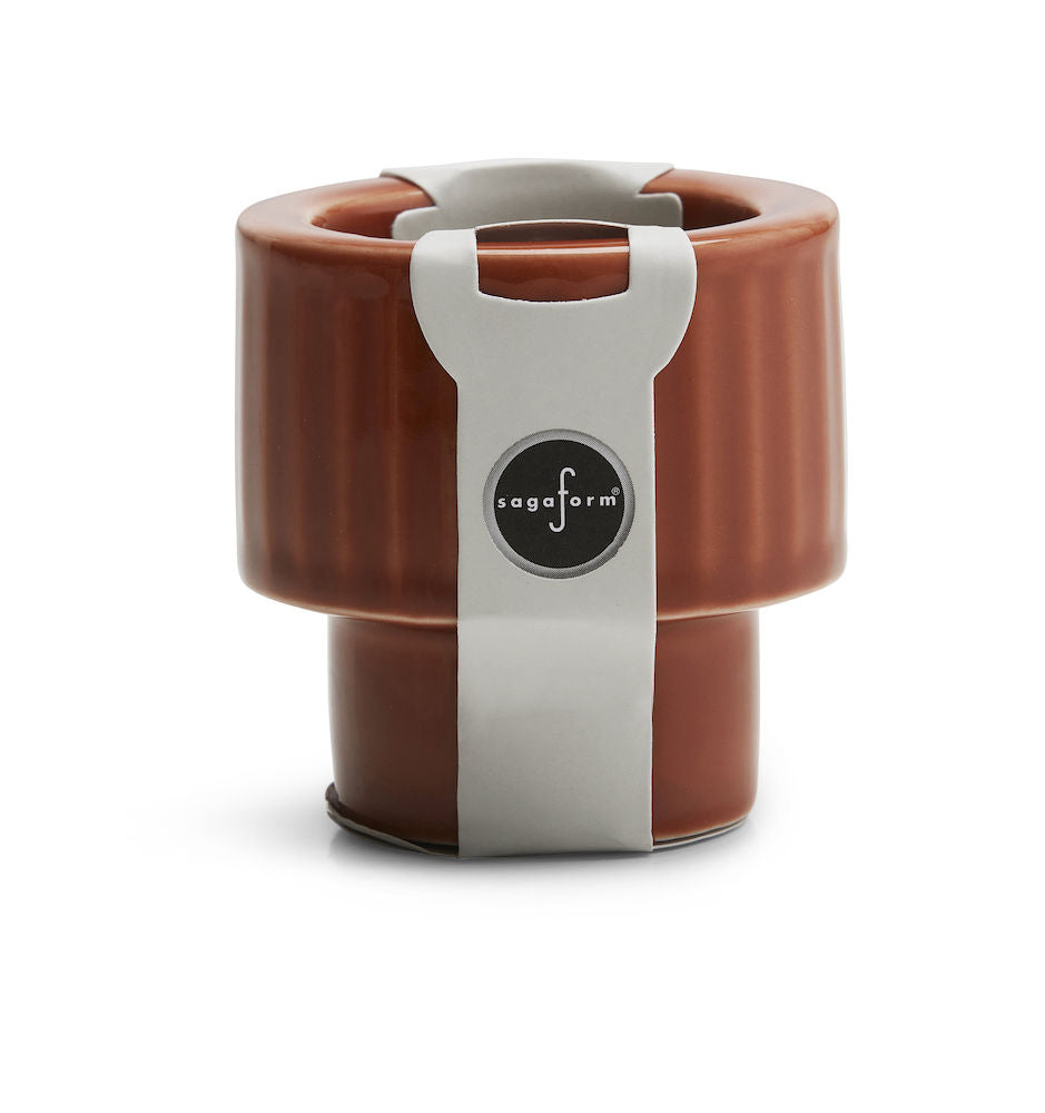 2in1 Houder Coffee & More Tealight / Egg Cup Terracotta - Sagaform