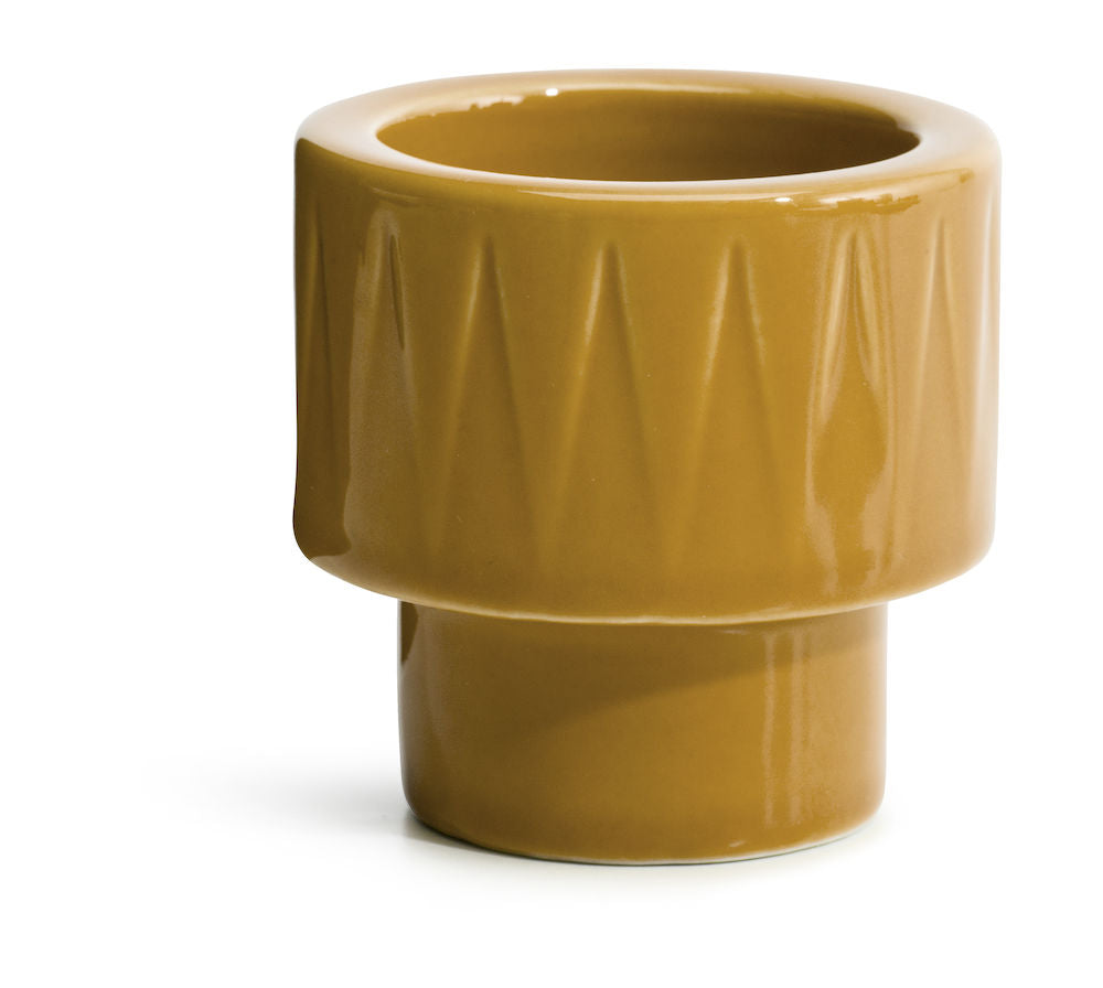 2in1 Houder Coffee & More Tealight / Egg Cup Yellow - Sagaform