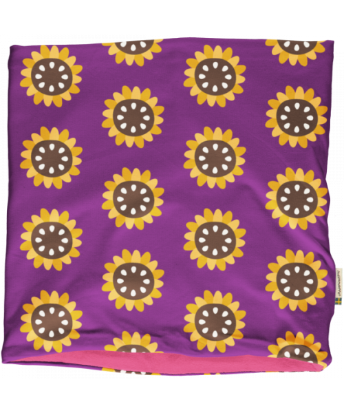 Kolsjaal / Scarf Tube Velour Garden Sunflower - Maxomorra