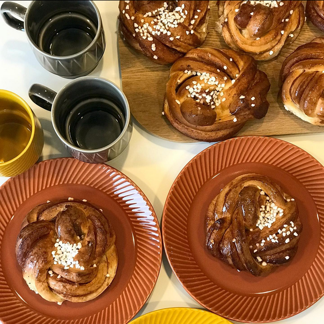 Bord Coffee & More Side Plate Terracotta - Sagaform