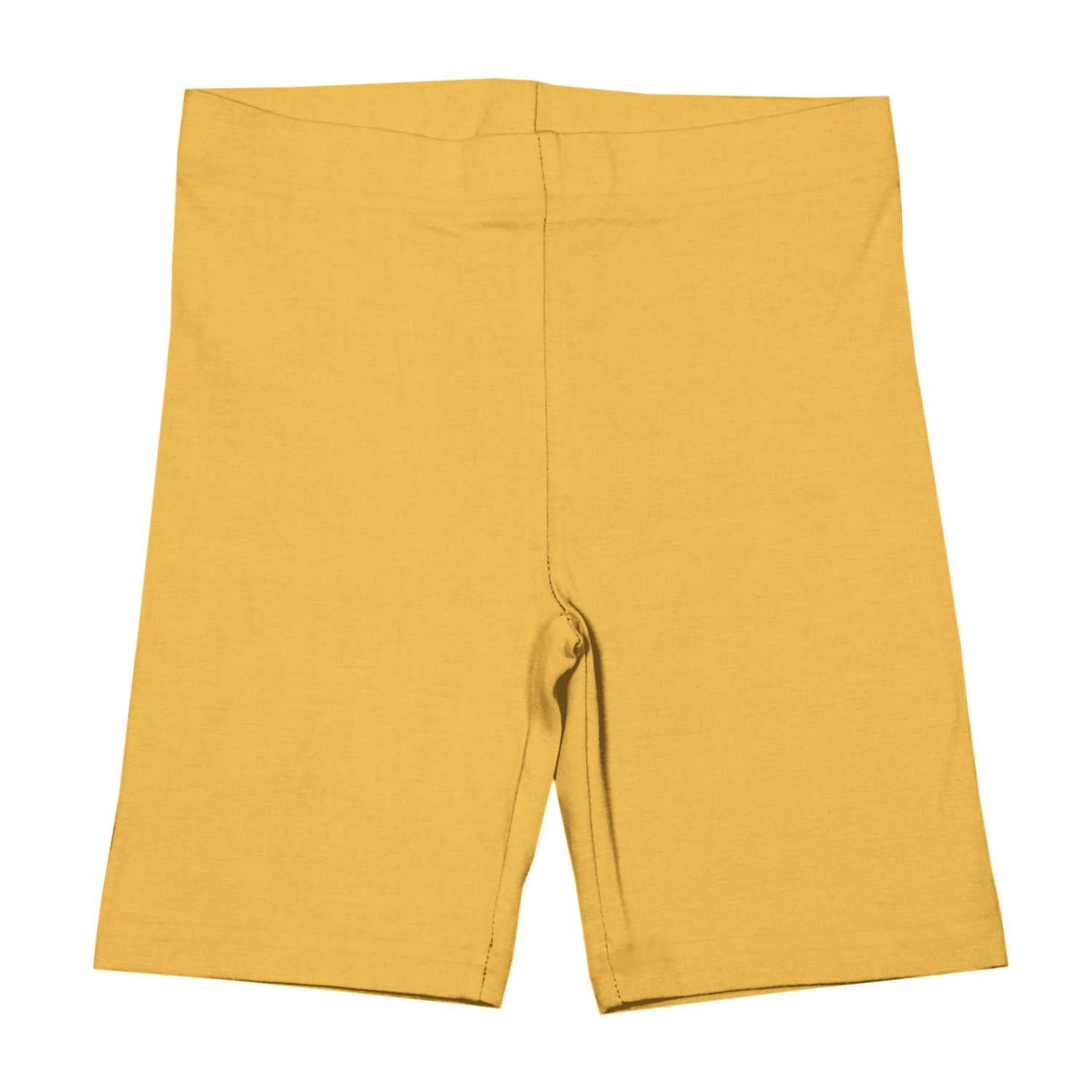 Shorts Cycling Solid Yellow Sun (korte Leggings / broek) - Maxomorra