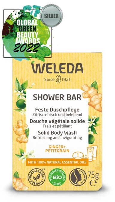 Shower Bar Ginger + Petitgrain – Weleda