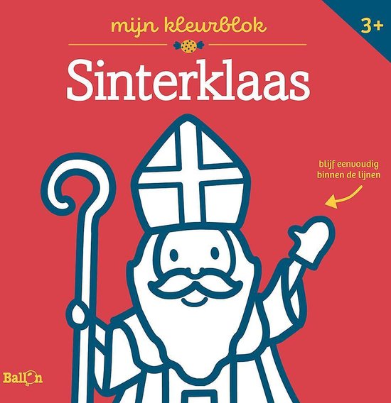 Mijn kleurblok Sinterklaas - Ballon