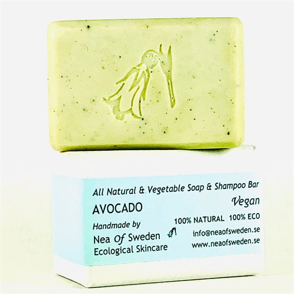 All Natural & Vegetable Soap & Shampoo Bar Advocado – Nea of Sweden
